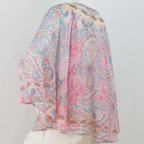 Blouse free size Cover Up - Picture 2 of 3